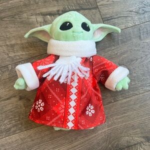 Star Wars Christmas Baby Yoda Grogu Plush Christmas out Scarf Spring 8 Inch